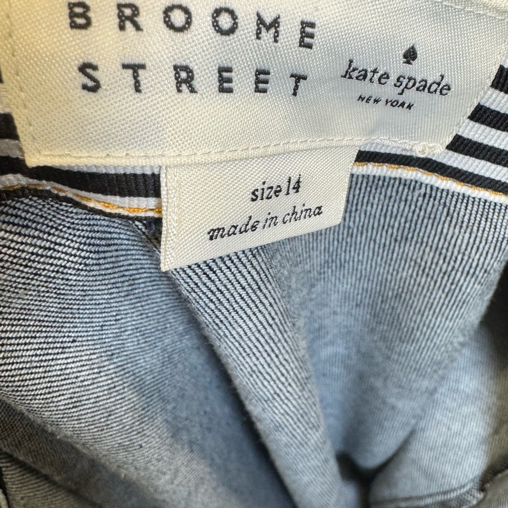 Kate Spade Broome Street Denim Dress size 14 w/ Pockets - Picture 8 of 11